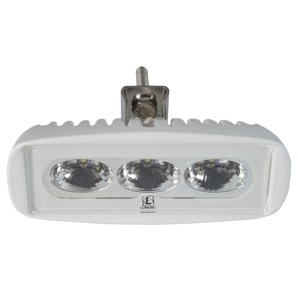Lumitec CapreraLT Bracket Mount LED Flood Light, 10-30V, IP67, 1000 lm