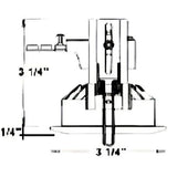 Futura - 1602 Recessed Downlight - GU10 Socket