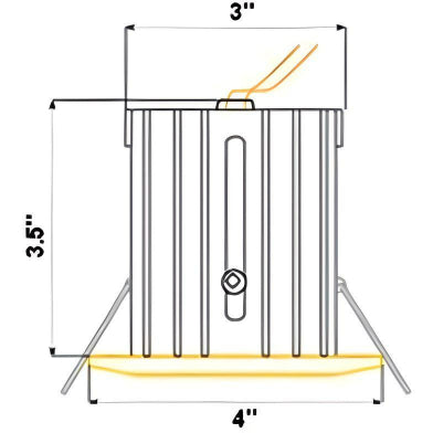 Futura - 9600 Frost Center Tempered Downlight - 35W