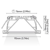 BCM - Alabama 95 Downlight - 6W, 8-32V, IP66, 3000K Warm White