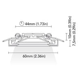 BCM - Alabama 60 Downlight - 1.5W, 10-30V, IP66, 3000K Warm White