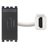 Vimar Arké HDMI 2.1b Outlet, IP20, Keystone Fixing, Flush Mount