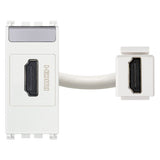 Vimar Arké HDMI 2.1b Outlet, IP20, Keystone Fixing, Flush Mount