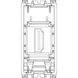 Vimar Arké HDMI 2.1b Outlet, IP20, Keystone Fixing, Flush Mount