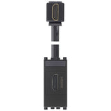 Vimar Arké HDMI 2.1b Outlet, IP20, Keystone Fixing, Flush Mount