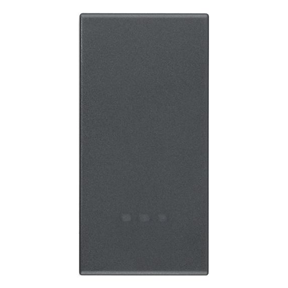 Vimar Eikon 20021 Interchangeable 1-Module Rocker Button Cover, Lightable, IP40