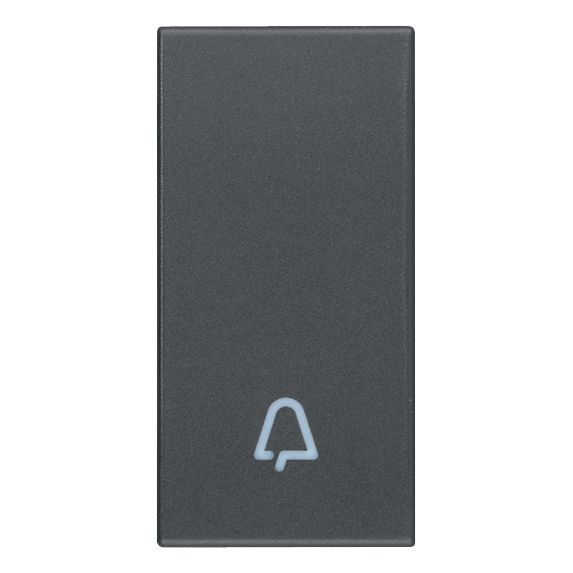 Vimar Eikon 20021 Interchangeable 1-Module Rocker Button Cover, Lightable, IP40