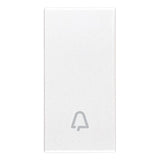 Vimar Eikon 20021 Interchangeable 1-Module Rocker Button Cover, Lightable, IP40