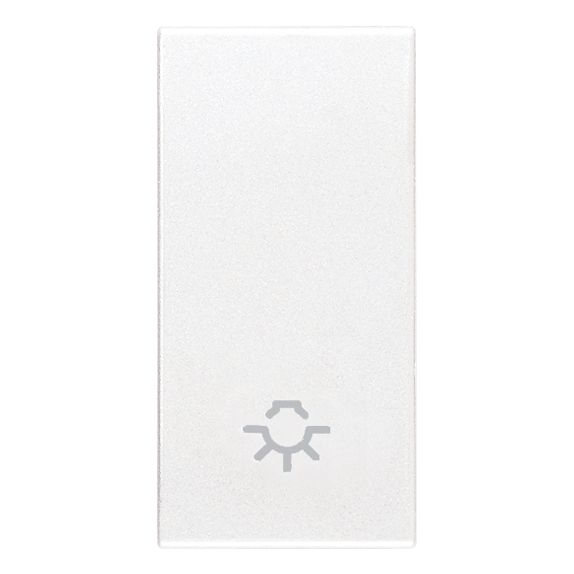Vimar Eikon 20021 Interchangeable 1-Module Rocker Button Cover, Lightable, IP40