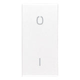 Vimar Eikon 20021 Interchangeable 1-Module Rocker Button Cover, Lightable, IP40