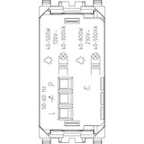 Vimar Eikon Master Dimmer, 120-230V, 40-800W, NO Push Button Control, TRIAC