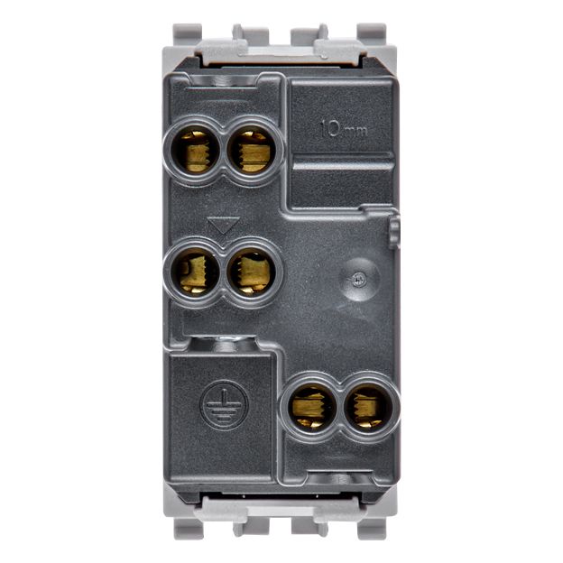 Vimar Eikon Socket Outlet, Italian Standard P17/11, 2P+E, 16A, 250V