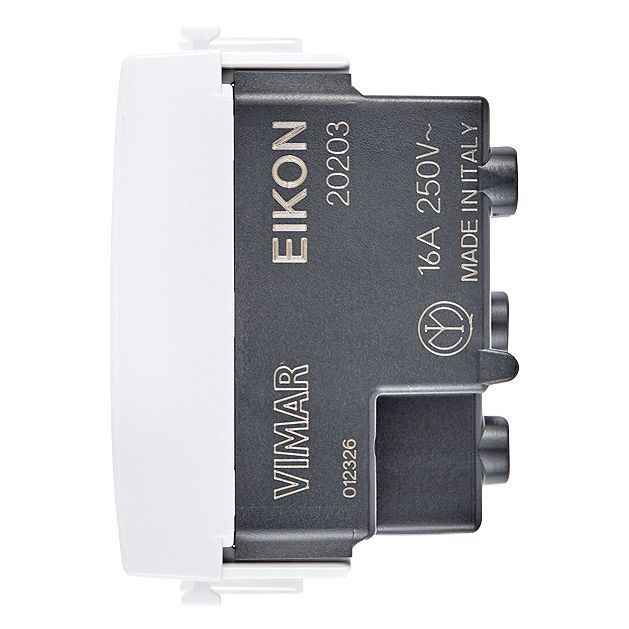 Vimar Eikon Socket Outlet, Italian Standard P17/11, 2P+E, 16A, 250V
