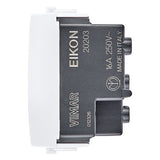 Vimar Eikon Socket Outlet, Italian Standard P17/11, 2P+E, 16A, 250V