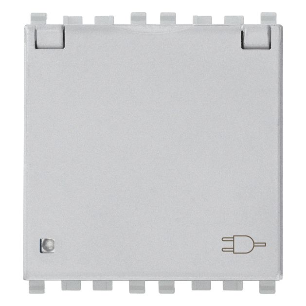 Vimar Eikon SICURY Schuko Socket Outlet, 2P+E, 16A 250V, 2M, IP20