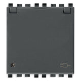 Vimar Eikon SICURY Schuko Socket Outlet, 2P+E, 16A 250V, 2M, IP20