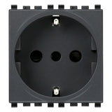 Vimar Eikon P30 SICURY Socket Outlet, 2P+E, 16A 250V, 2 Module