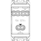 Vimar Eikon USA+SASO SICURY Socket Outlet, 2P+E, 15A, 127V, IP20