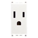Vimar Eikon USA+SASO SICURY Socket Outlet, 2P+E, 15A, 127V, IP20