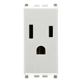 Vimar Eikon USA+SASO SICURY Socket Outlet, 2P+E, 15A, 127V, IP20
