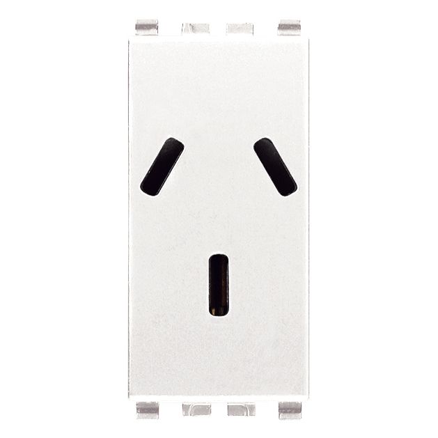 Vimar Eikon Argentinian SICURY Socket Outlet, 2P+E, 10A, 250V, Flush Mount