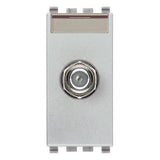 Vimar Eikon F-Type Female Coaxial Socket Outlet, 2400 MHz, End Socket