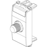 Vimar Eikon F-Type Female Coaxial Socket Outlet, 2400 MHz, End Socket
