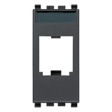 Vimar Eikon MINI-COM Panduit Adaptor, 22.3 x 49 x 20.5 mm, Label Space