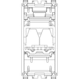 Vimar Eikon USB Socket Outlet, 1 Module, Screw Terminals, IP20