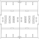 Vimar Eikon Interchangeable RF Switch Buttons, For EnOcean Bluetooth ZigBee Devices, IP40