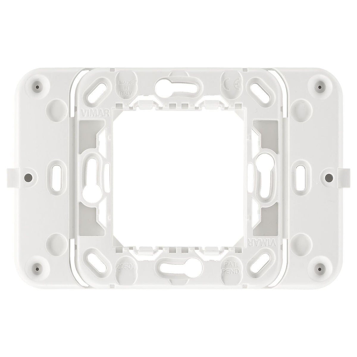 Vimar RF Device Mounting Frame, For Eikon and Plana 2-Module Cover Plates, Surface Mount