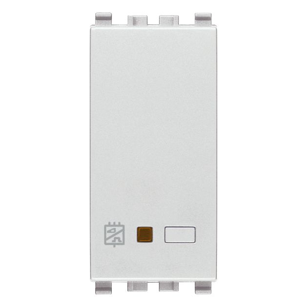 Vimar Eikon 2-Switch Bus System Interface, For Traditional Switches, IP40, Flush Mount, 1M