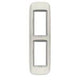 Vimar Eikon Round Cover Plate for Panel Mounting, 2-Module, Metal