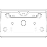 Vimar Eikon Table Mounting Box, 4-Module, IP20, Plastic