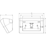 Vimar Eikon Table Mounting Box, 4-Module, IP20, Plastic