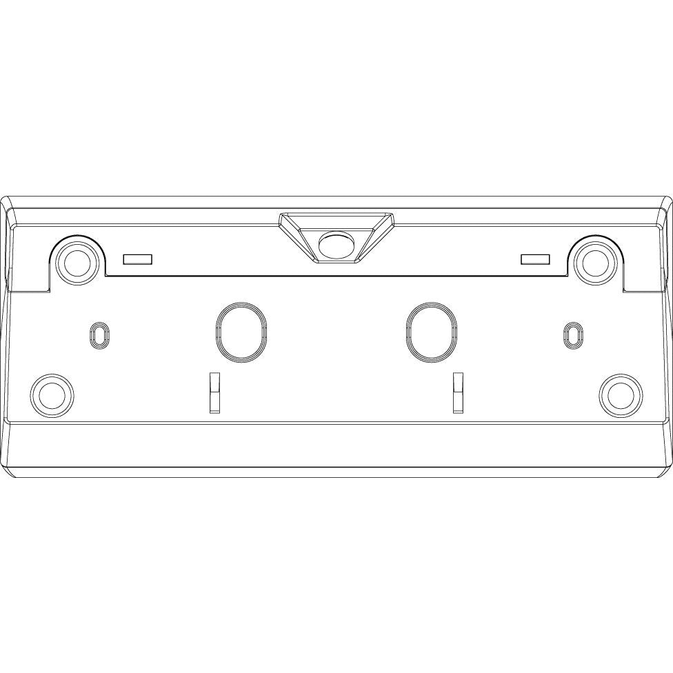 Vimar Eikon Table Mounting Box, 7-Module, Horizontal, IP20