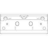 Vimar Eikon Table Mounting Box, 7-Module, Horizontal, IP20