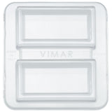 Vimar Eikon Mounting Frame and Protection Cover, 8 (4+4)-Module