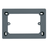 Vimar 3-Module Surface Mounting Box, For Eikon Devices, For Idea Devices, For Plana Devices, 84 x 121.5 x 30 mm, IP20, Halogen-Free Plastic