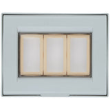 Vimar Idea/8000 IP55 Cover, 3-Module, 3 Adaptors Included