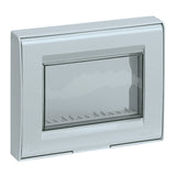 Vimar Idea/8000 IP55 Cover, 3-Module, 3 Adaptors Included