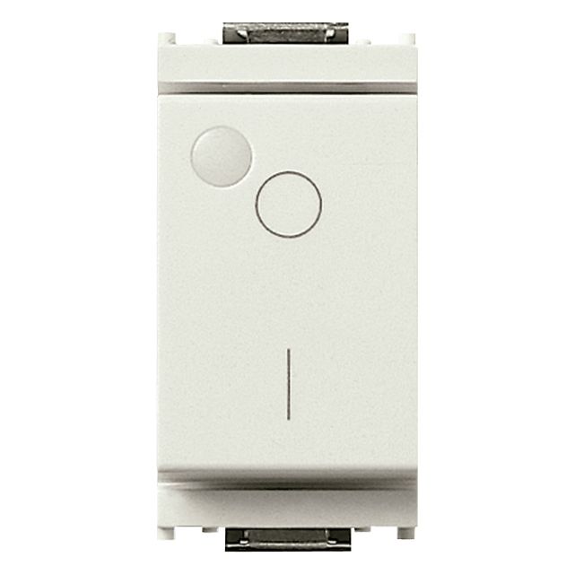Vimar Idea 2P 1-Way Switch, 16AX, 250V, IP40, Screw Terminal