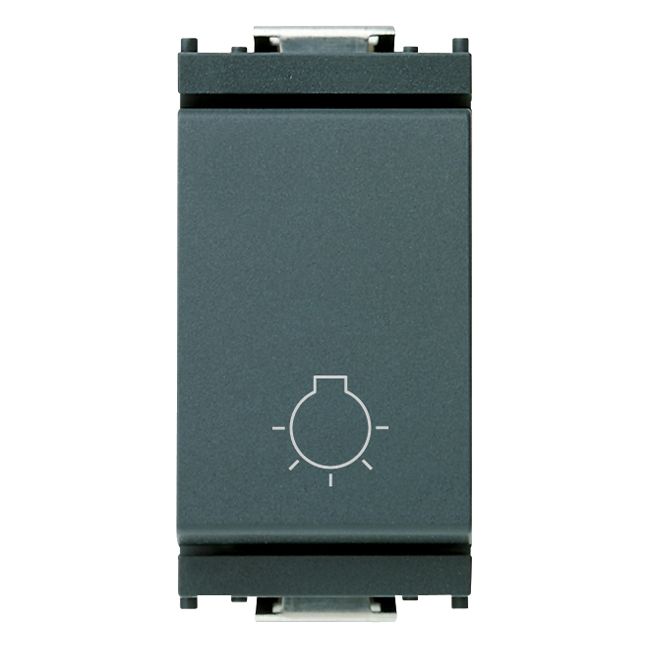 Vimar Idea Push Button, 1P NO, 10A, 250V, IP40, Light Symbol