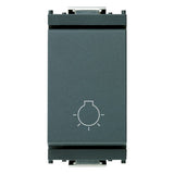 Vimar Idea Push Button, 1P NO, 10A, 250V, IP40, Light Symbol