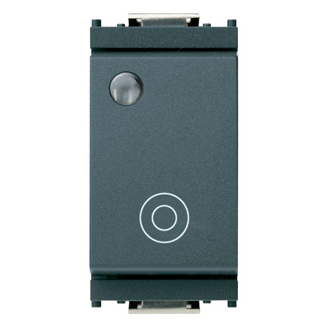Vimar Idea Push Button, For Signalling Unit, 1P NO, 10A 250V, Luminous, General Symbol