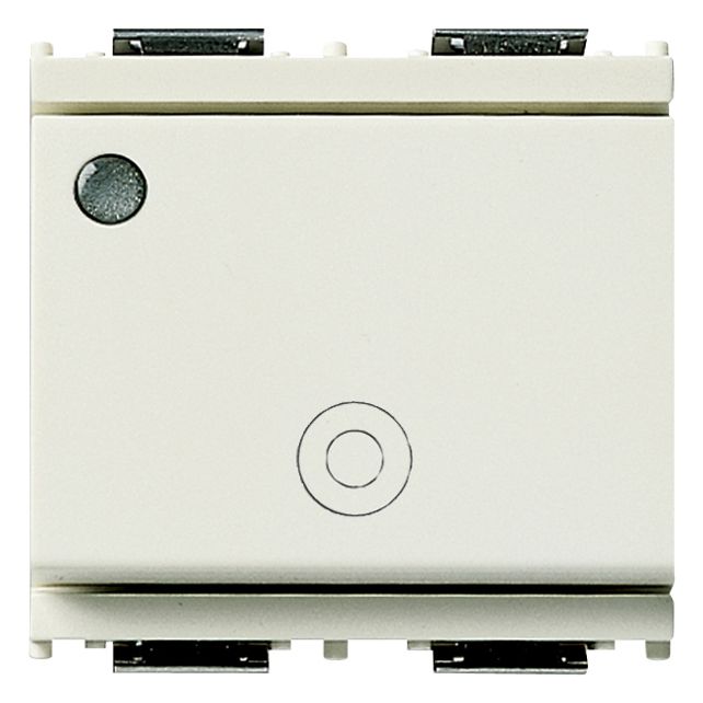 Vimar Idea Push Button, For Signalling Unit, 1P NO, 10A 250V, Luminous, General Symbol