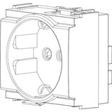 Vimar Idea SICURY Socket Outlet, Italian Standard P30, 2P+E 16A 250V, 2 Modules, IP20