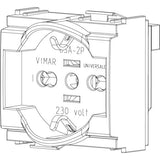 Vimar Idea SICURY 2P+E Universal Socket Outlet, 16A 250V, 2-Module, IP20