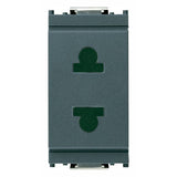 Vimar Idea 2P USA+EU SICURY Socket Outlet, 4.8mm Pins, 250V, IP20