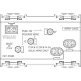 Vimar Idea SICURY Double 2P+E Socket Outlet, American and Saudi Arabian Standards, 15A 127V, 3 Modules, IP20